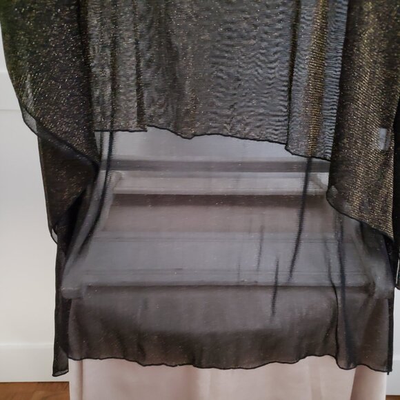 Cha Cha Vente Black Sheer Tunic - Picture 3 of 5